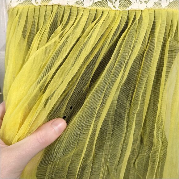 Vtg Y2K Babydoll Slip Dress Nightgown M Coquette Sabrina Carpenter Cottagecore - Picture 6 of 11